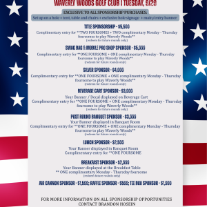 Folds of Honor - Sponsorship Registration